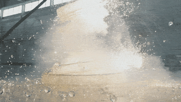 Mustang Mach-E v. Gravity GIF